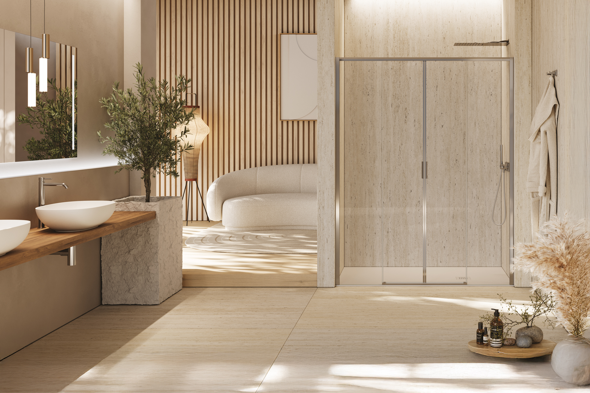 Doppia porta scorrevole